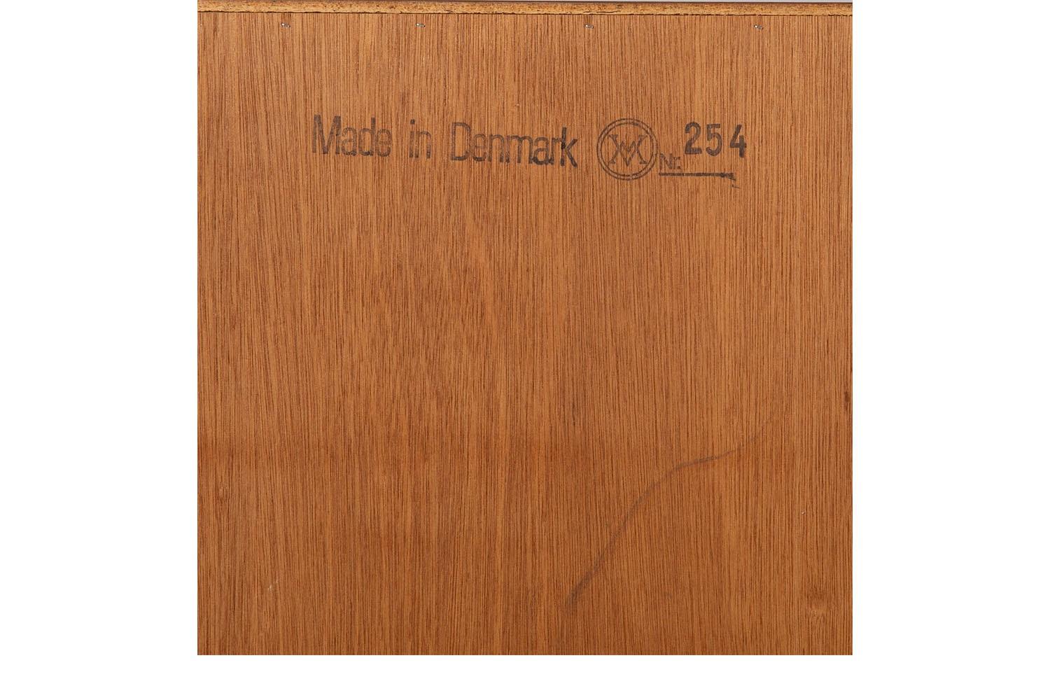 Danish Teak Mid-Century Tall Dresser Gentleman’s Chest Wardrobe 6
