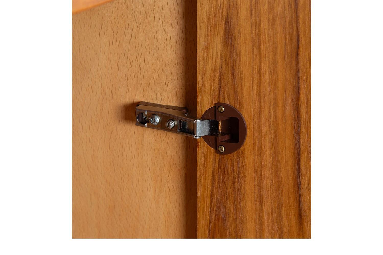 Mid-Century Modern Danish Teak Mid-Century Tall Dresser Gentleman’s Chest Wardrobe