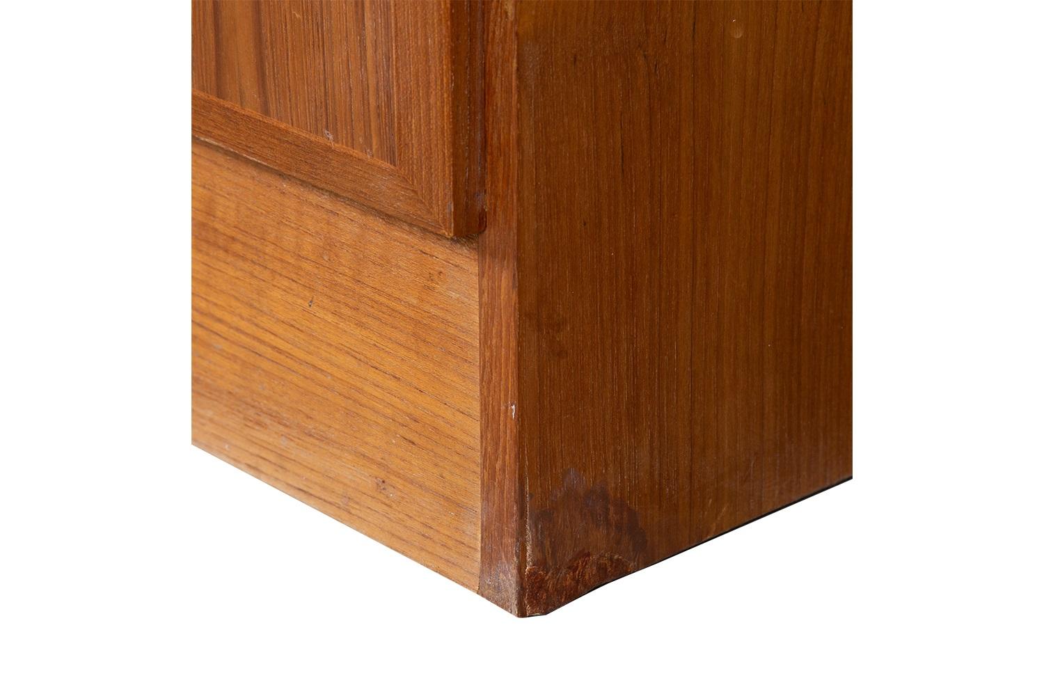 Danish Teak Mid-Century Tall Dresser Wardrobe For Sale 4