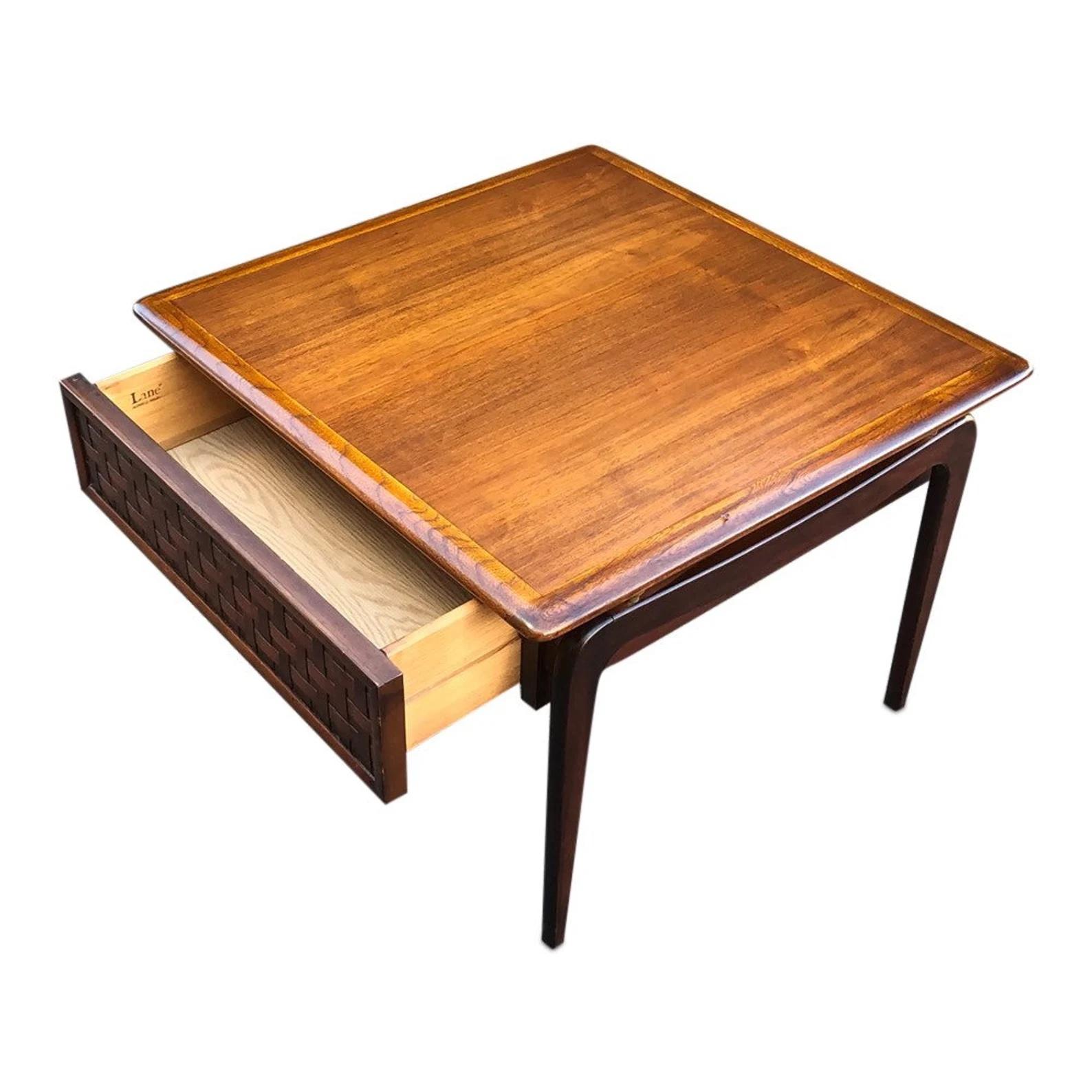 Mid-Century Modern Danish teak Mid-Century Wooden Modern Coffee Side Table