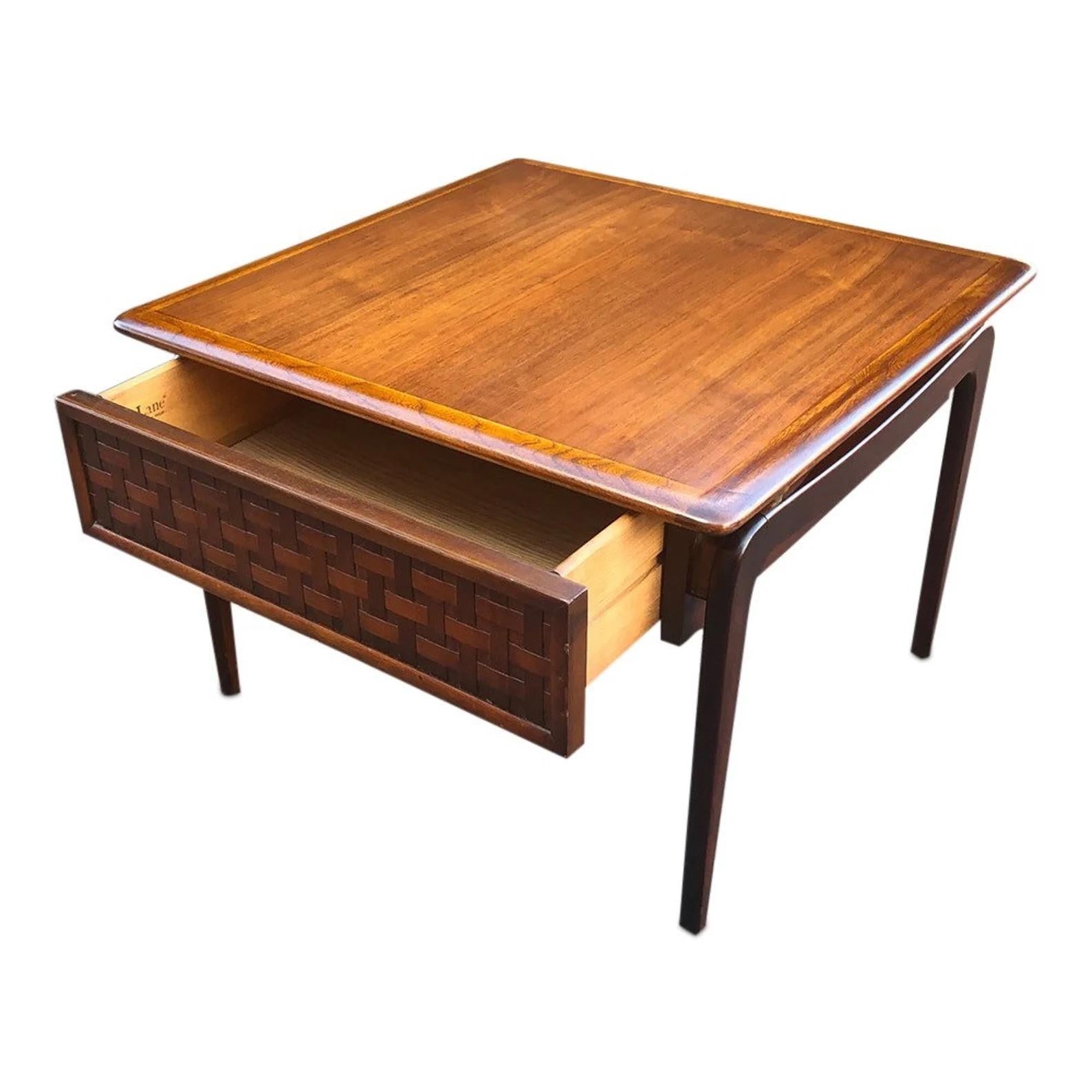 Walnut Danish teak Mid-Century Wooden Modern Coffee Side Table