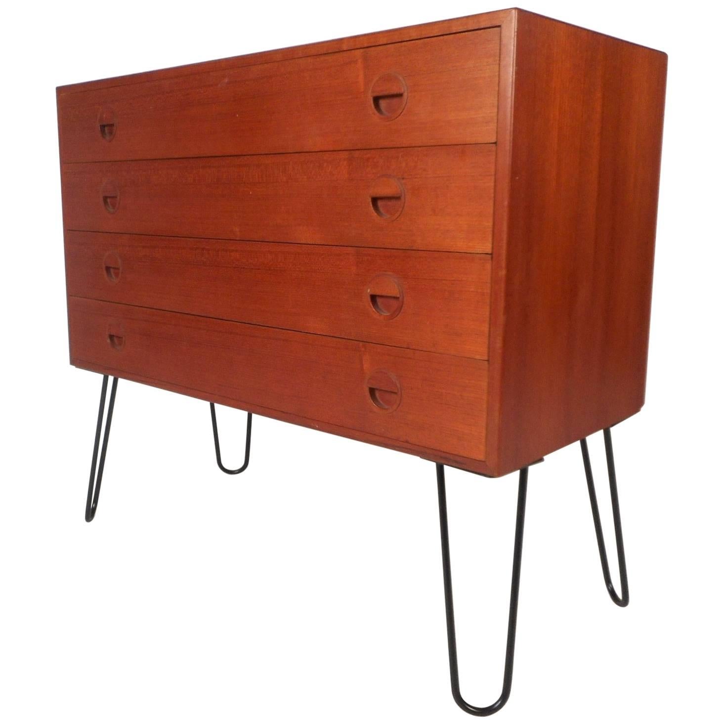 Danish Teak Midcentury Chest of Drawers