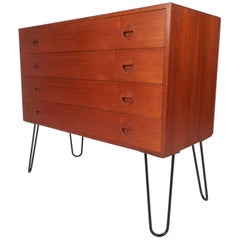 Danish Teak Midcentury Chest of Drawers