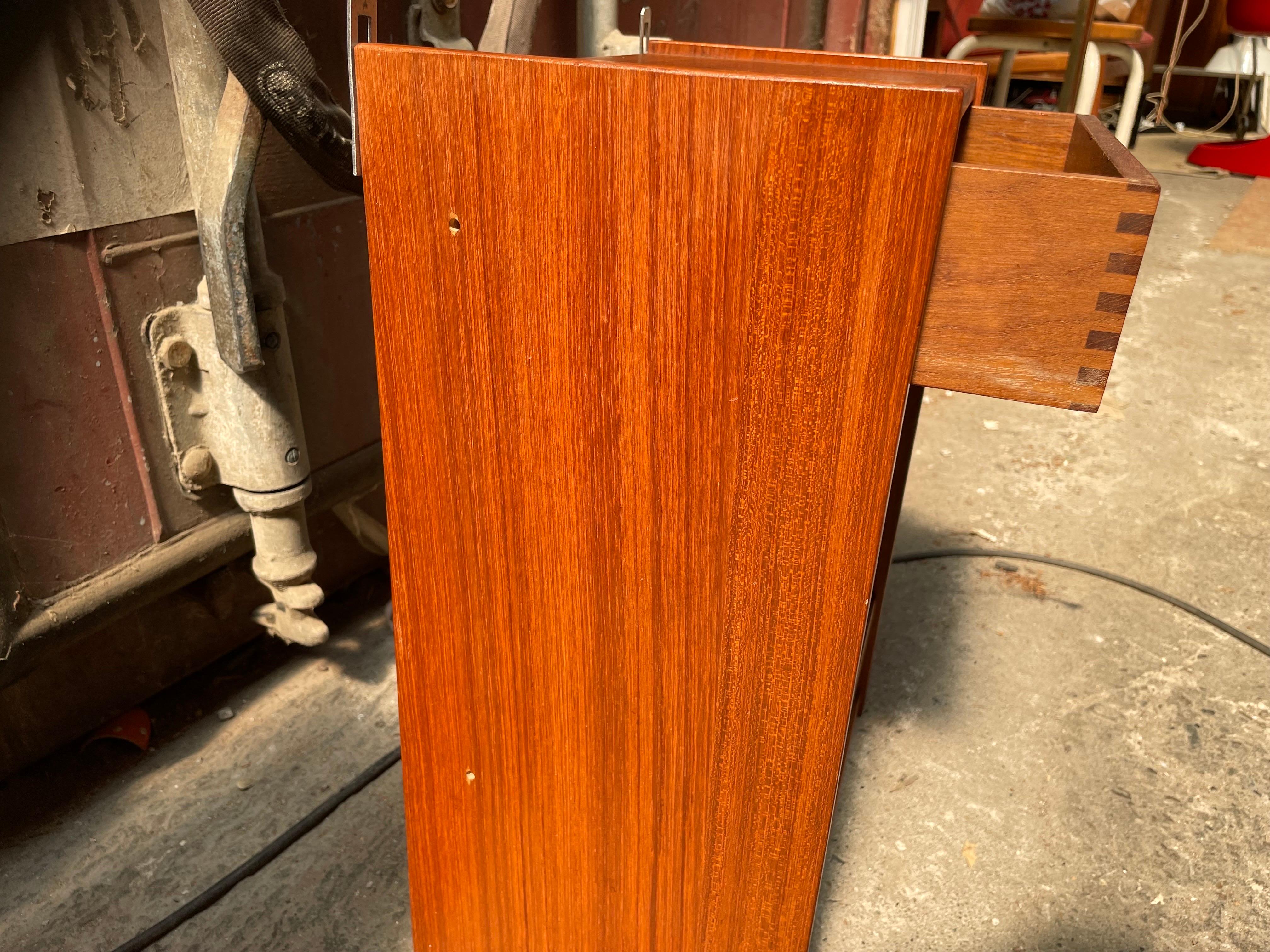 Mid-20th Century Danish Teak Mid-Century Modern Bed Side Tables 1960’s For Sale