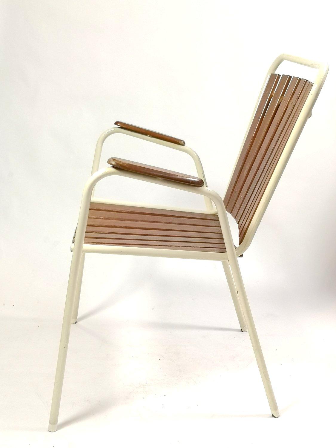 Mid-Century Modern Danish Teak Mid-Century Outdoor Chairs '50175'