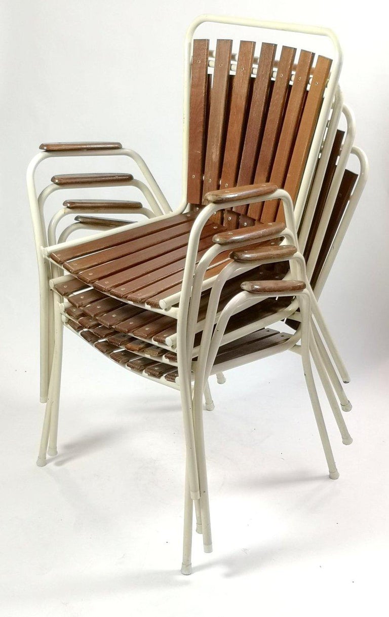 Danish Teak MidCentury Outdoor Chairs '50175' For Sale at 1stDibs