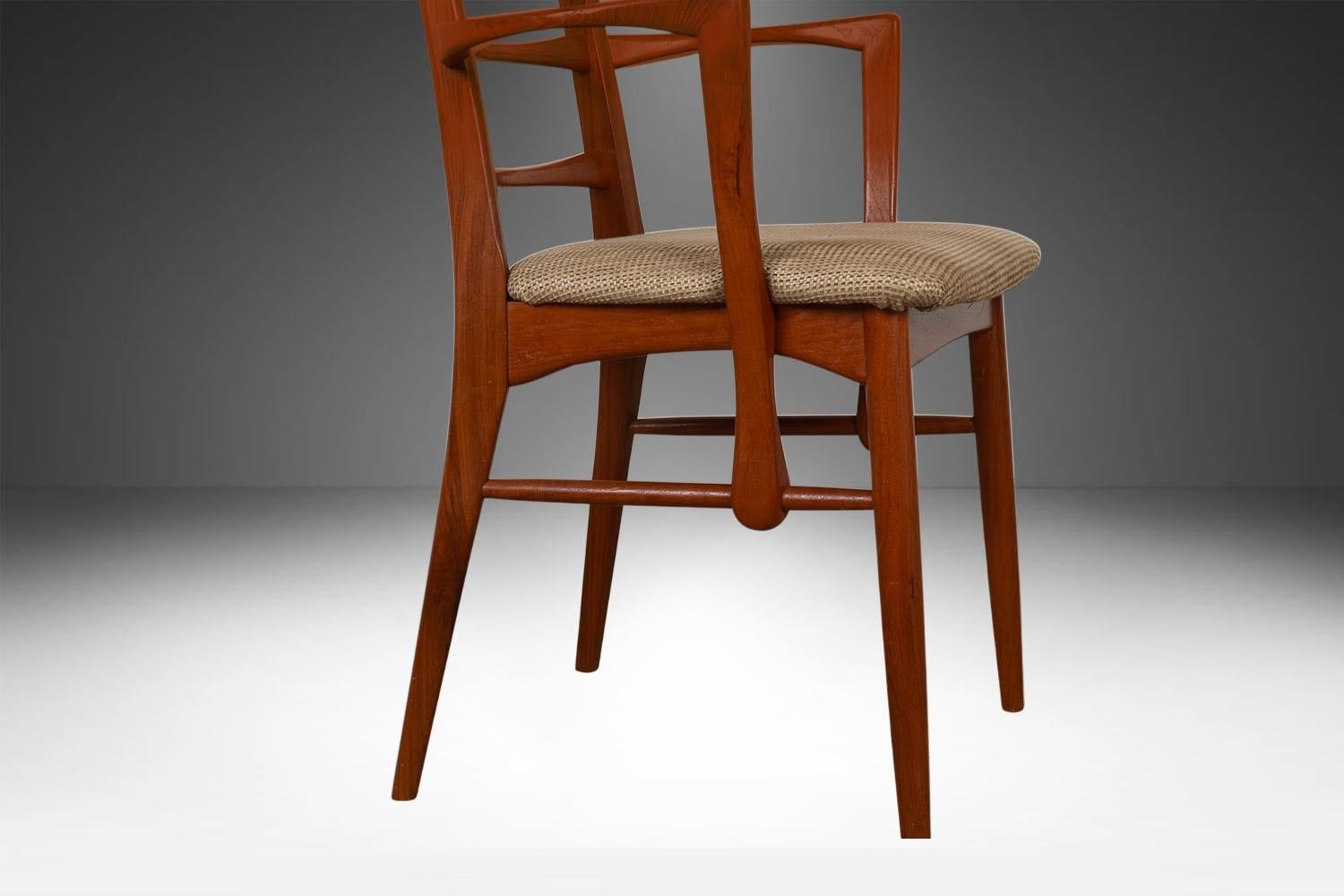 Sedie da pranzo moderne in teak danese Koefoeds Hornslet Lis in vendita 3