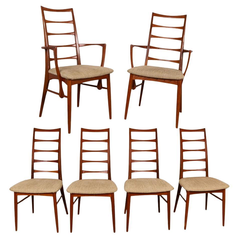 Dänische Teakholzstühle Modern Dining Chairs Koefoeds Hornslet Lis