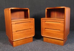 Danish Teak Modern Nightstands