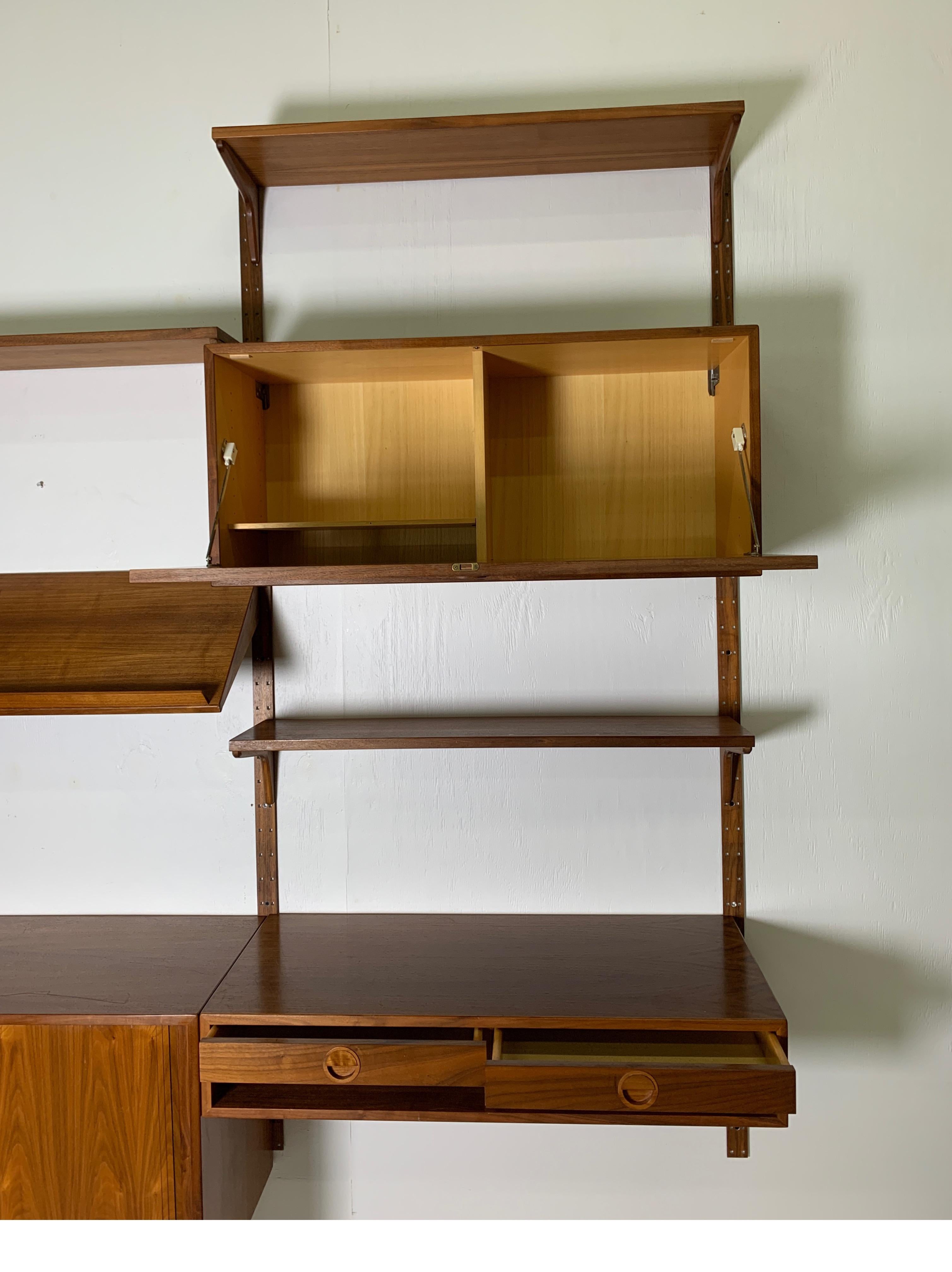 Danish Teak Modular Wall Unit by Thygesen and Sorensen for HG Furniture 8