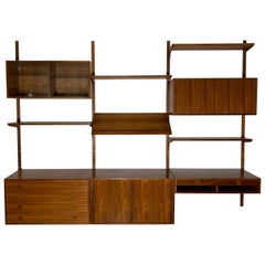 Danish Teak Modular Wall Unit by Thygesen and Sorensen for HG Furniture
