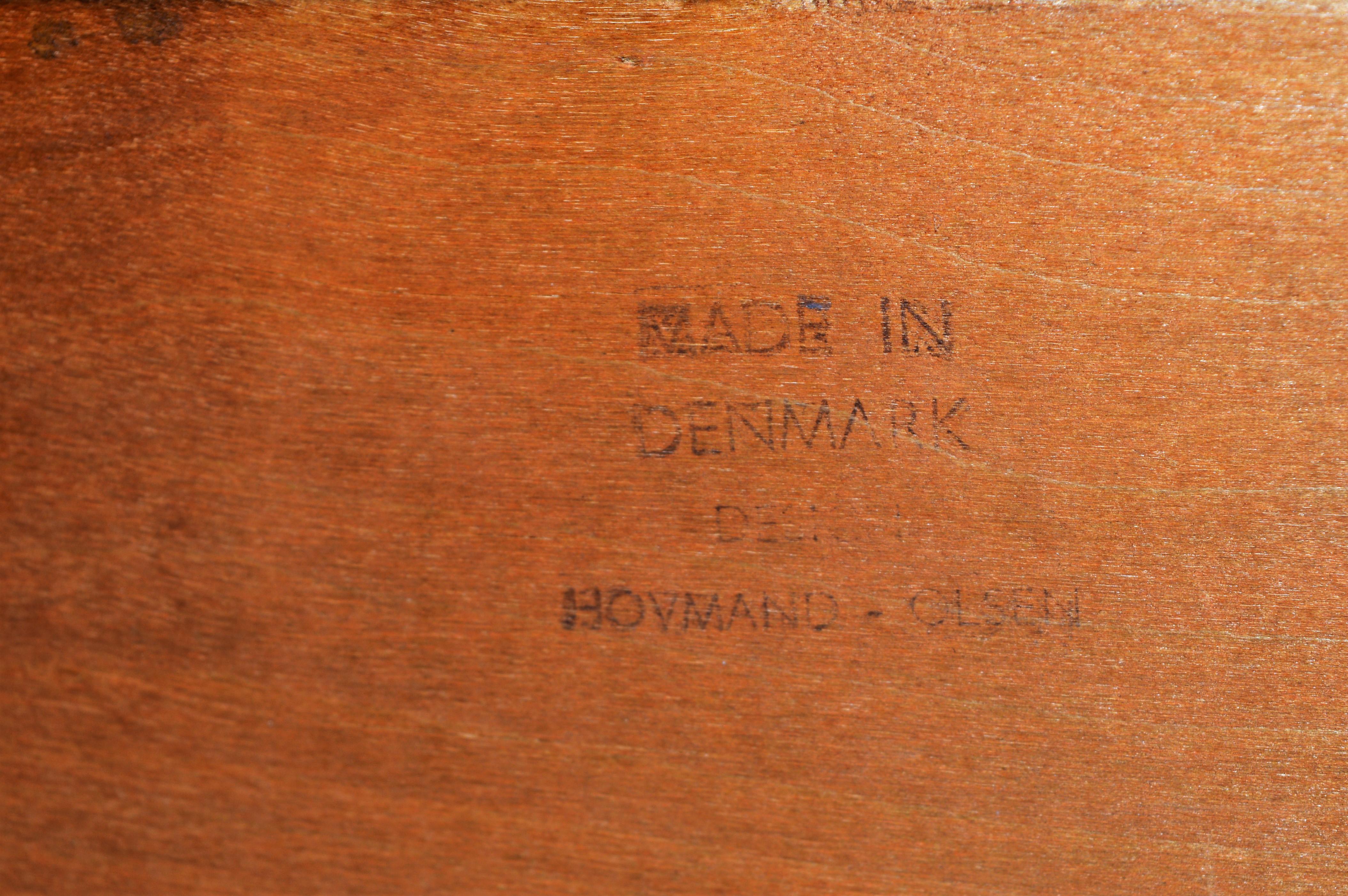 Danish Teak Narrow Highboy Dresser / Chest of Drawers by Arne Hovmand Olsen 6