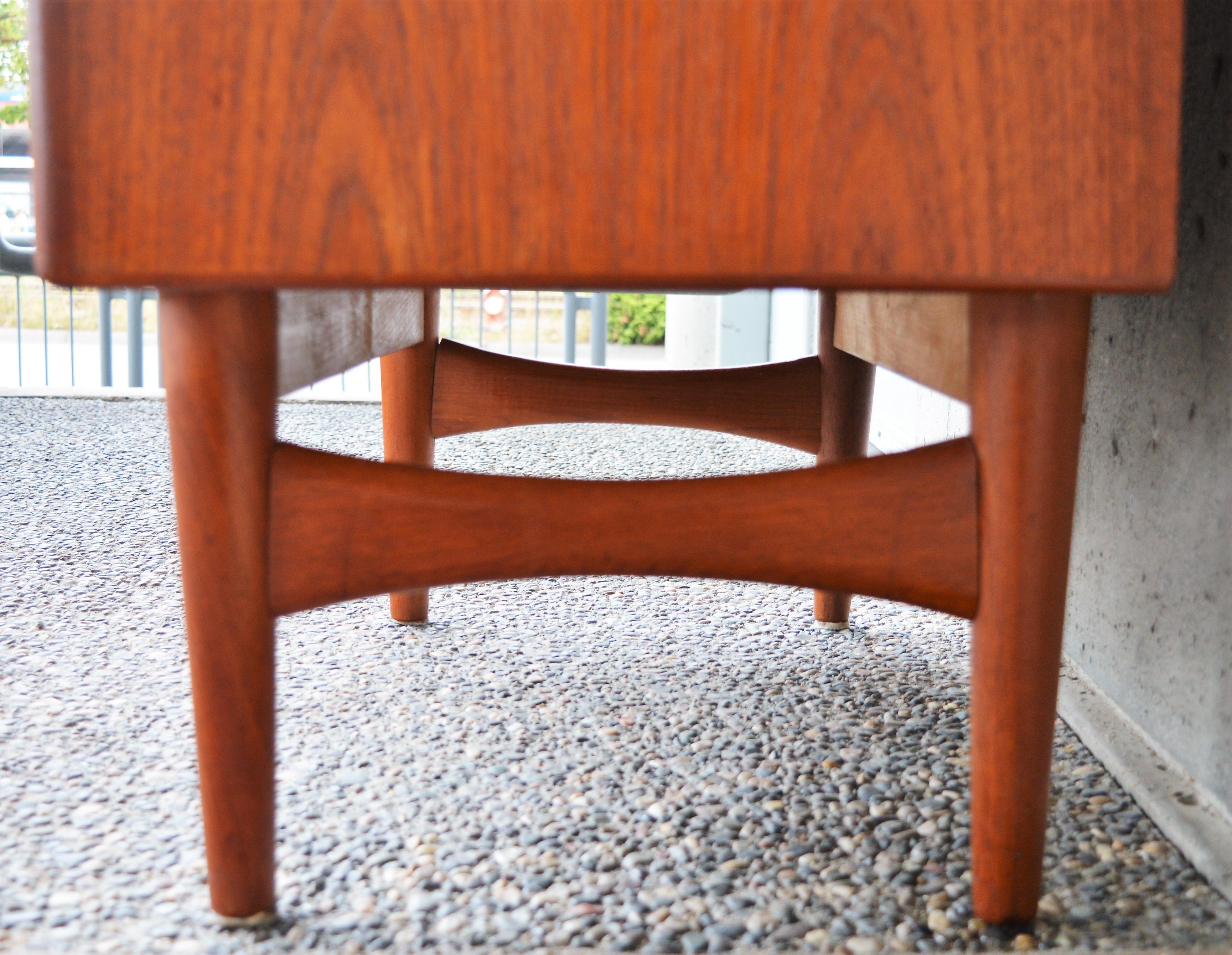 Danish Teak Narrow Highboy Dresser / Chest of Drawers by Arne Hovmand Olsen 3