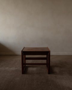 Danish Teak Nesting Tables by Arne Hovmand-Olsen for Mogens Kold, 1960s