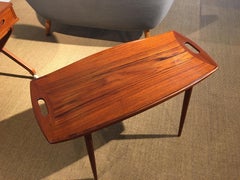 Danish Teak Nesting Top Table Jens Harald Quistgaard