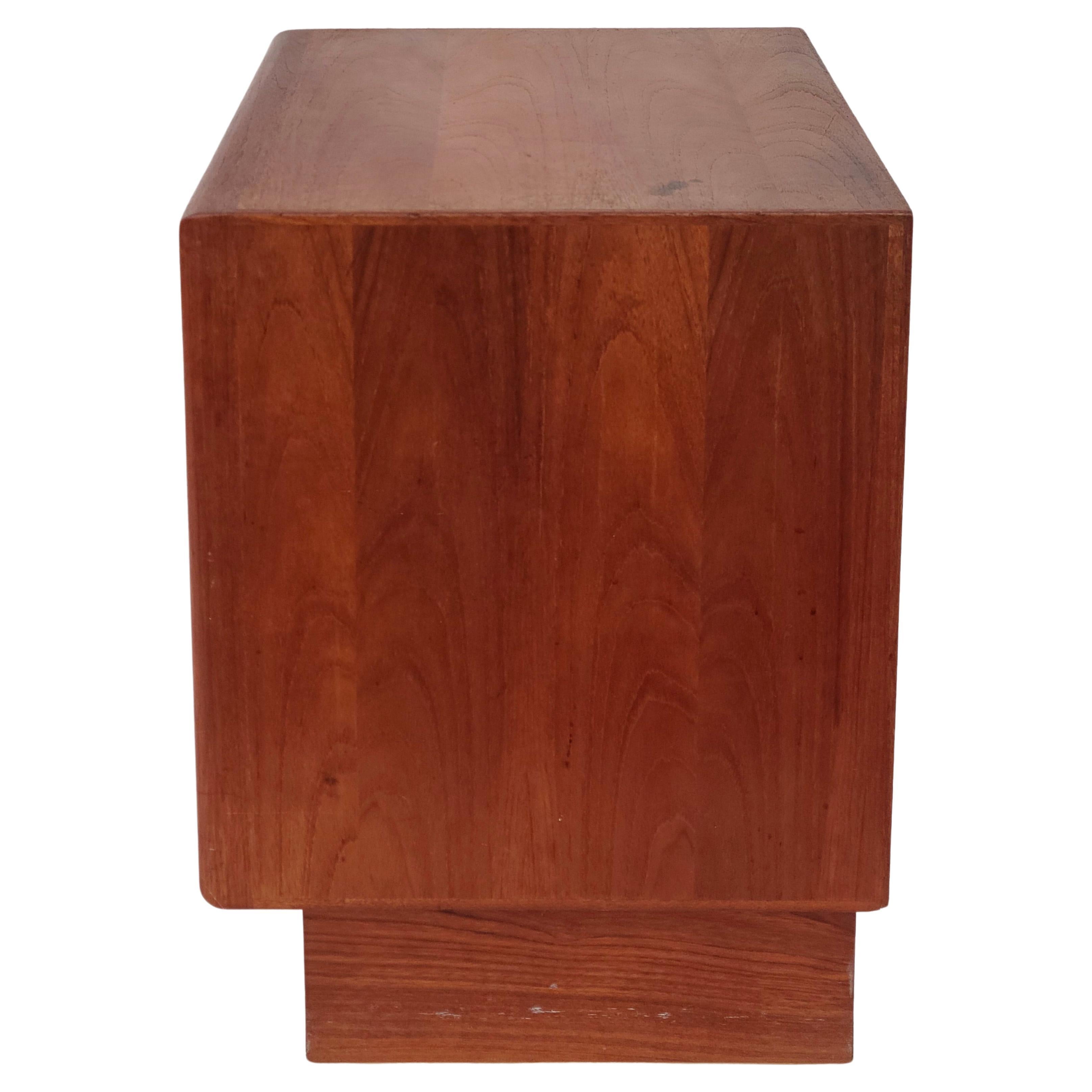 Late 20th Century Danish Teak Night Stand by Danflex Systems Denmark For Sale