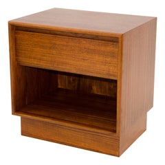 Danish Teak Nightstand / End Table