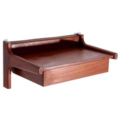 Danish Modern Floating Console Table in Teak by Kai Kristiansen, 1960s