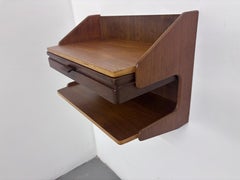 Danish Teak Nightstands in Hans J. Wegner Style, Mid-Century 1958