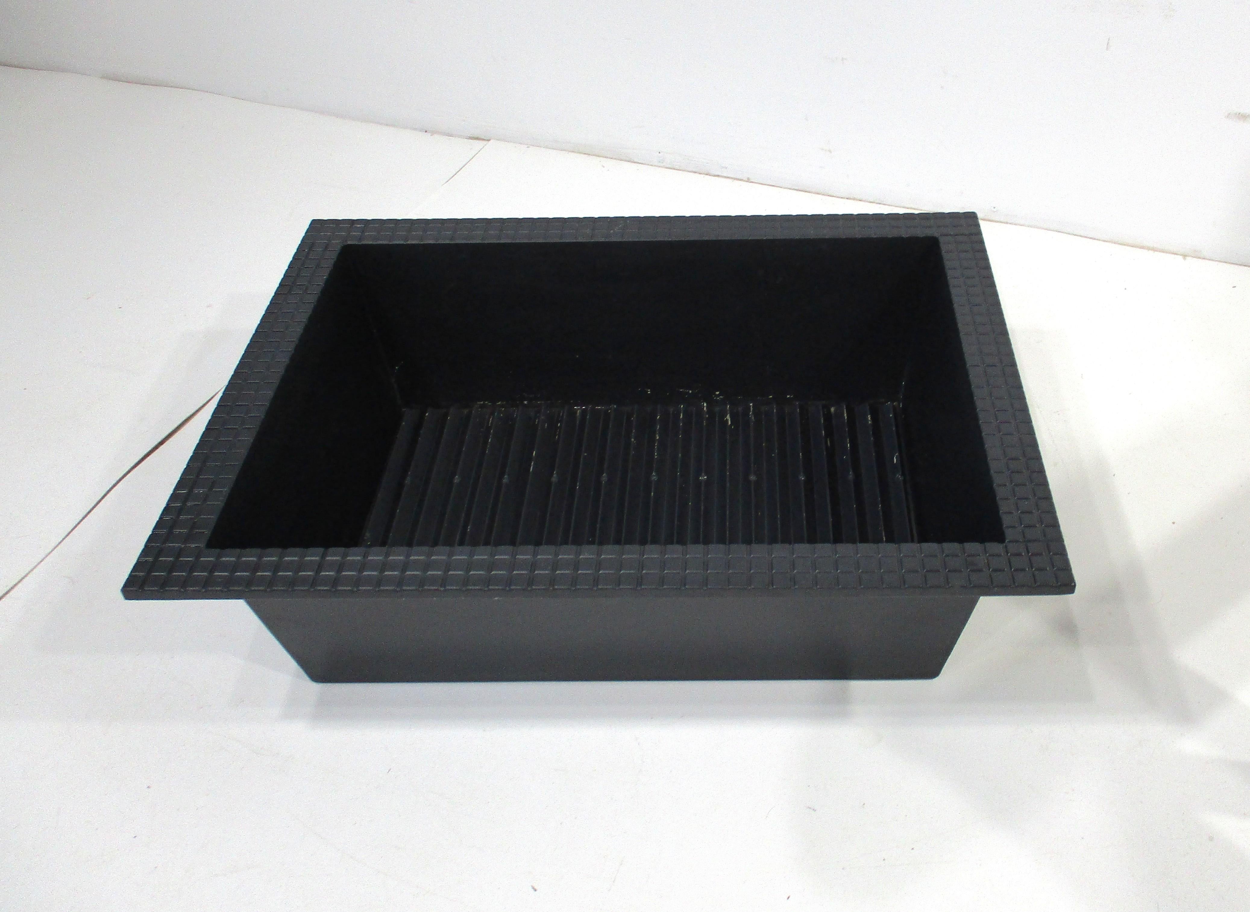 Jardinera danesa de teca con inserto al estilo de Spottrup -Stolefabrik en venta 3