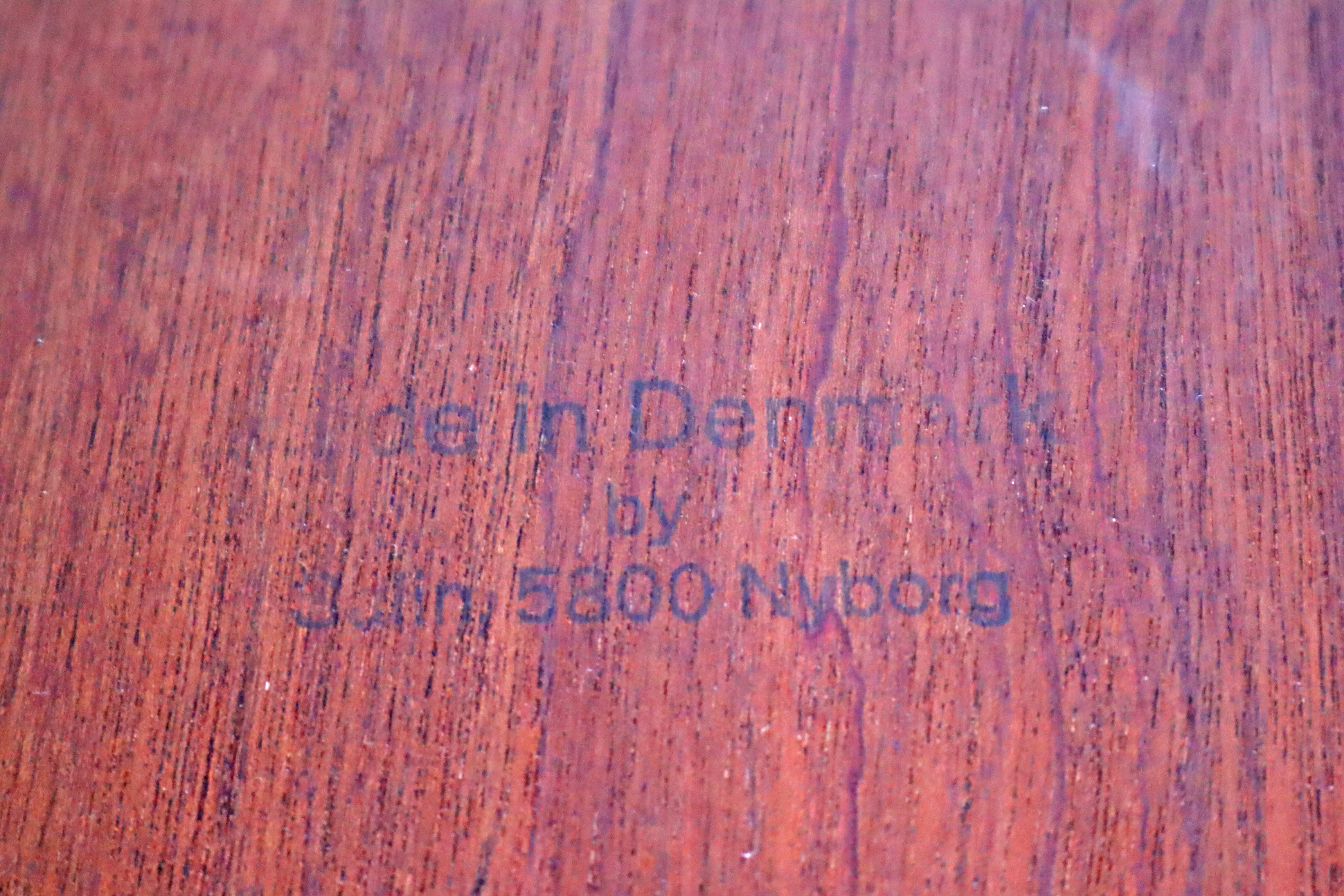Danish Teak Planter with Zinc Tub by Salin Furniture For Sale 9