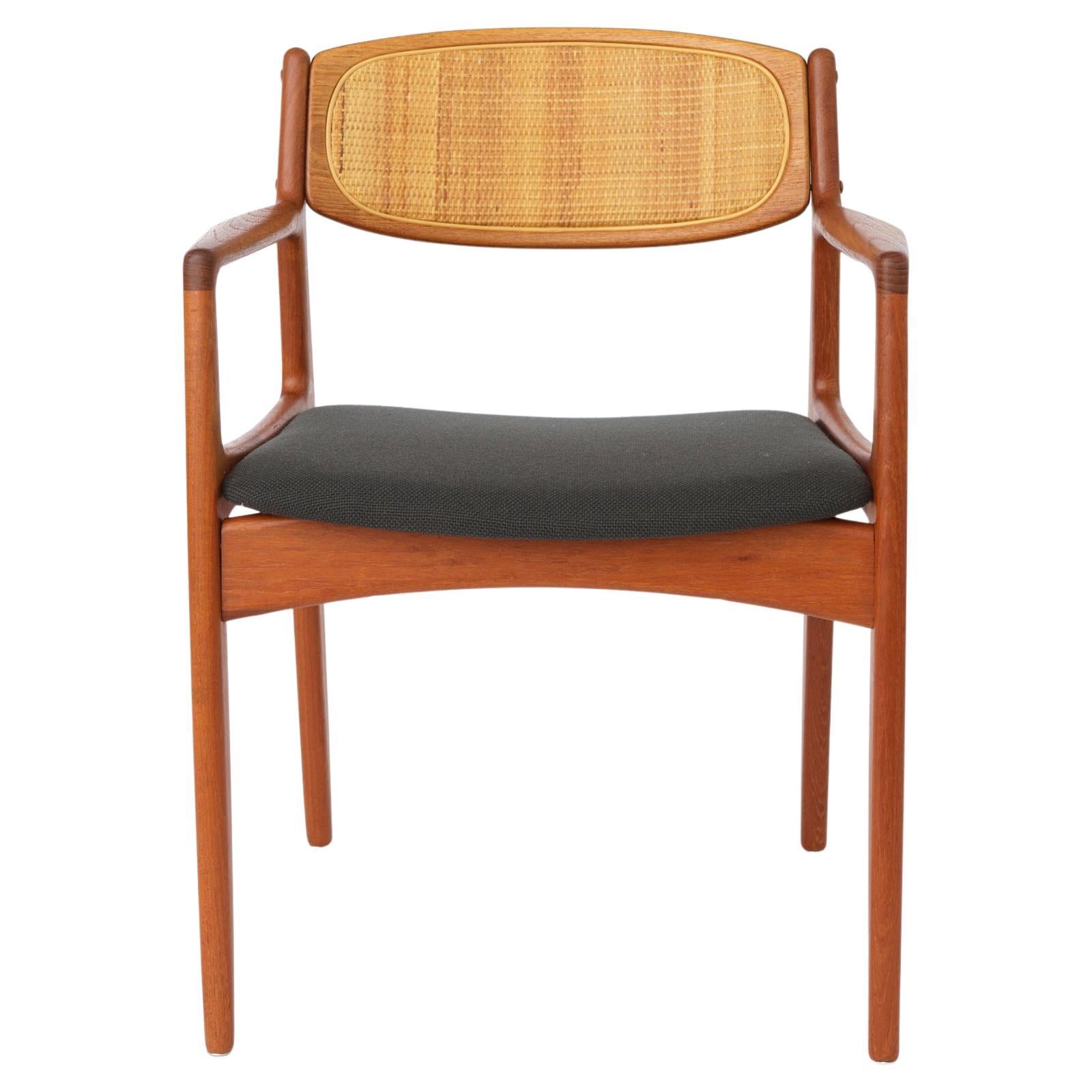 Danish Teak
Rattan Armchair by Ib Kofod-Larsen, 1960s, Model 4325, Mid-Century
