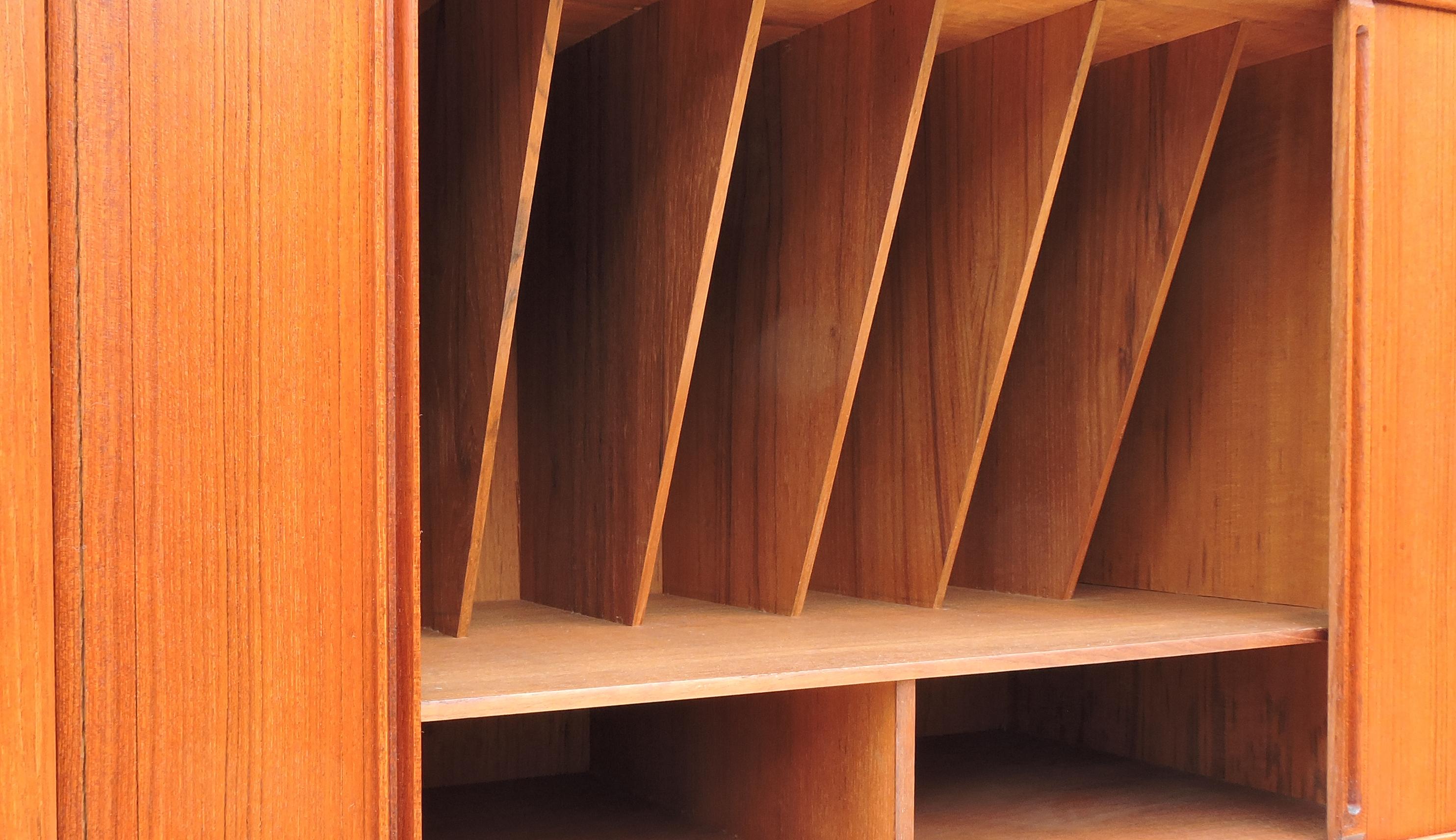 Mid-20th Century Danish Teak Record Player Cabinets by Kai Kristiansen for FM Møbler