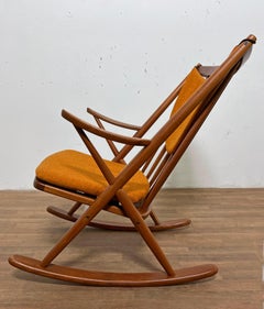 Danish Teak Rocker by Frank Reenskaug for Bramin Møbler Circa 1960s