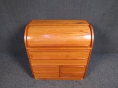 Danish Teak Rolltop Desk