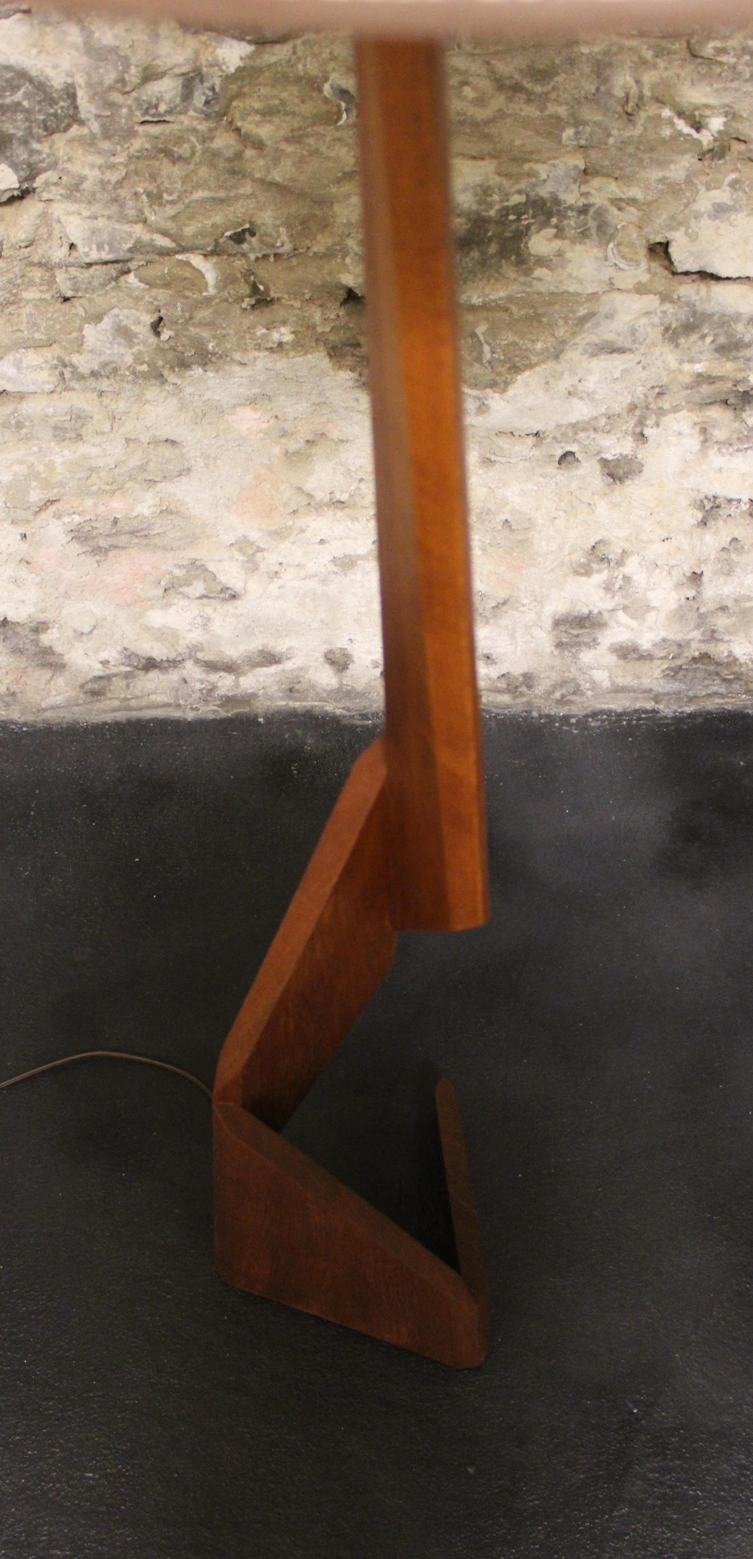 Danish Teak Sculptural Floor Lamp 3
