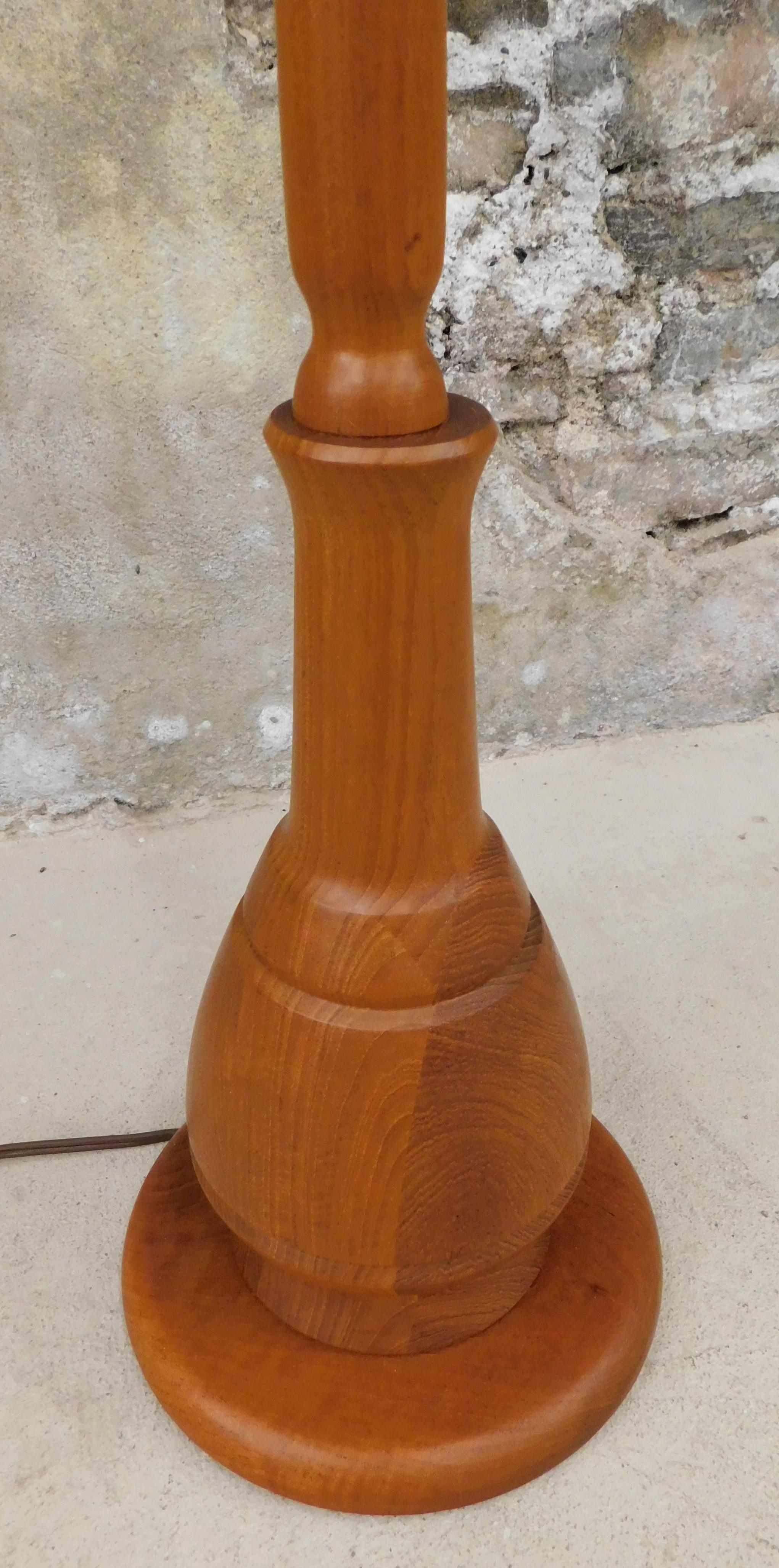 20th Century Danish Teak Sculptural Floor Lamp