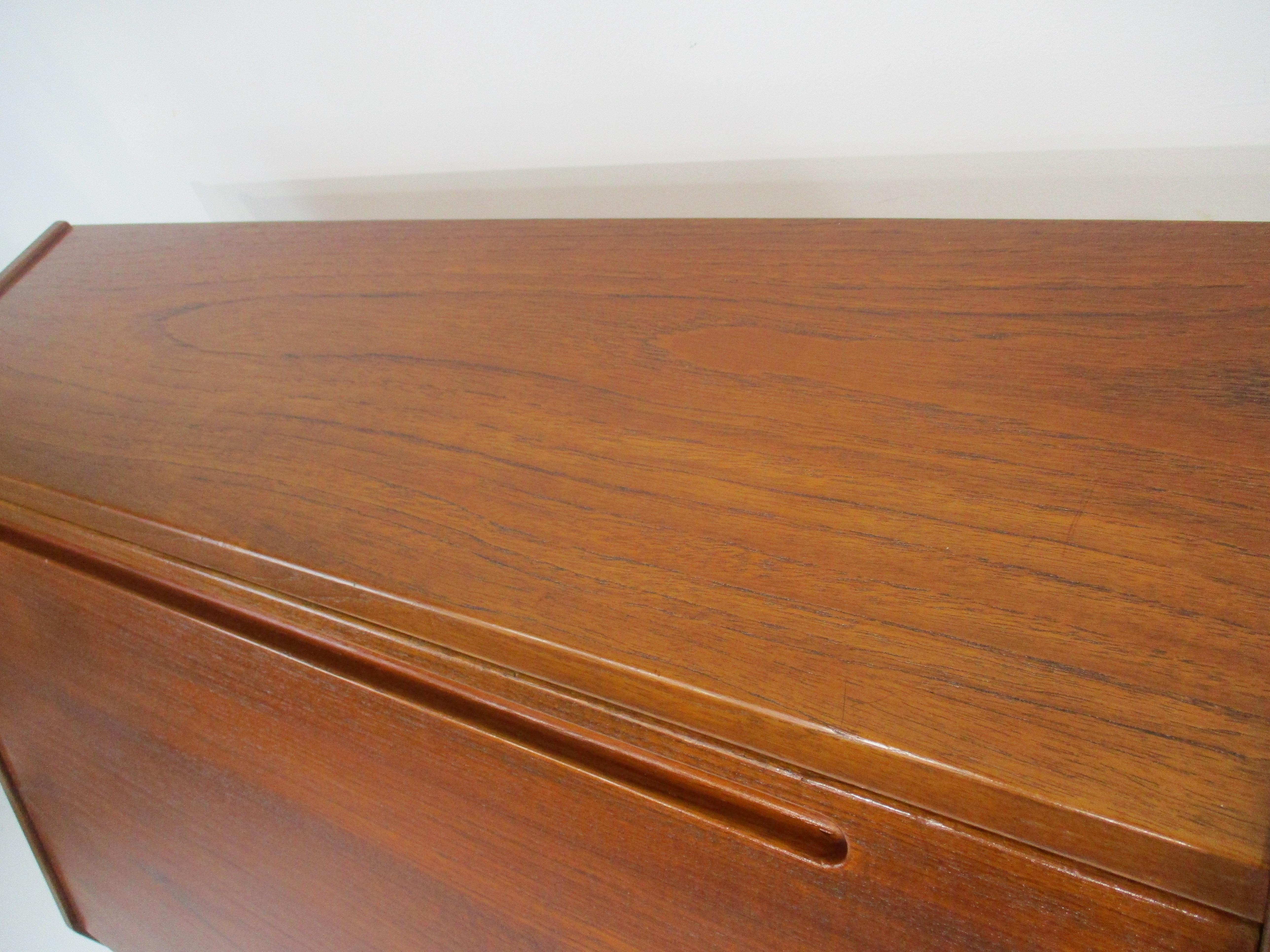 Danish Teak Secretaire by Nils Jonsson - Kai Kristiansen for HJN Mobler 9