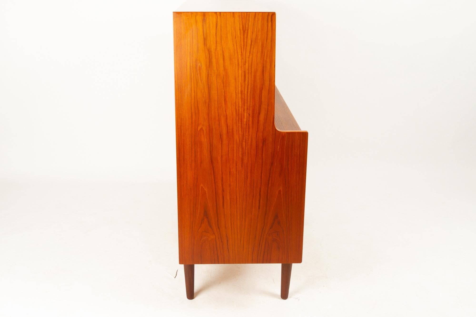 Danish Teak Secretaire with Hidden Compartment by Sigfred Omann, 1960s 9