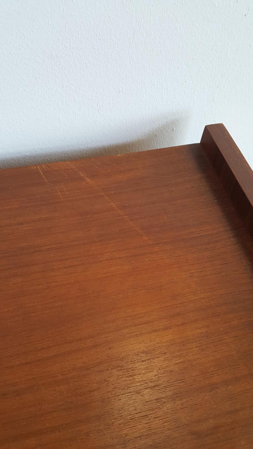 Scandinavian Modern Danish Teak Secretary, 1960s, Danish Midcentury Design, Scandinavian Design