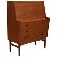 Danish Teak Secretary Desk by Arne Wahl Iversen