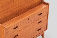Danish Teak Secretary Desk Model 37 by Arne Wahl Iversen for Vinde Møbelfabrik
