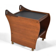 Danish Teak Serving Cart