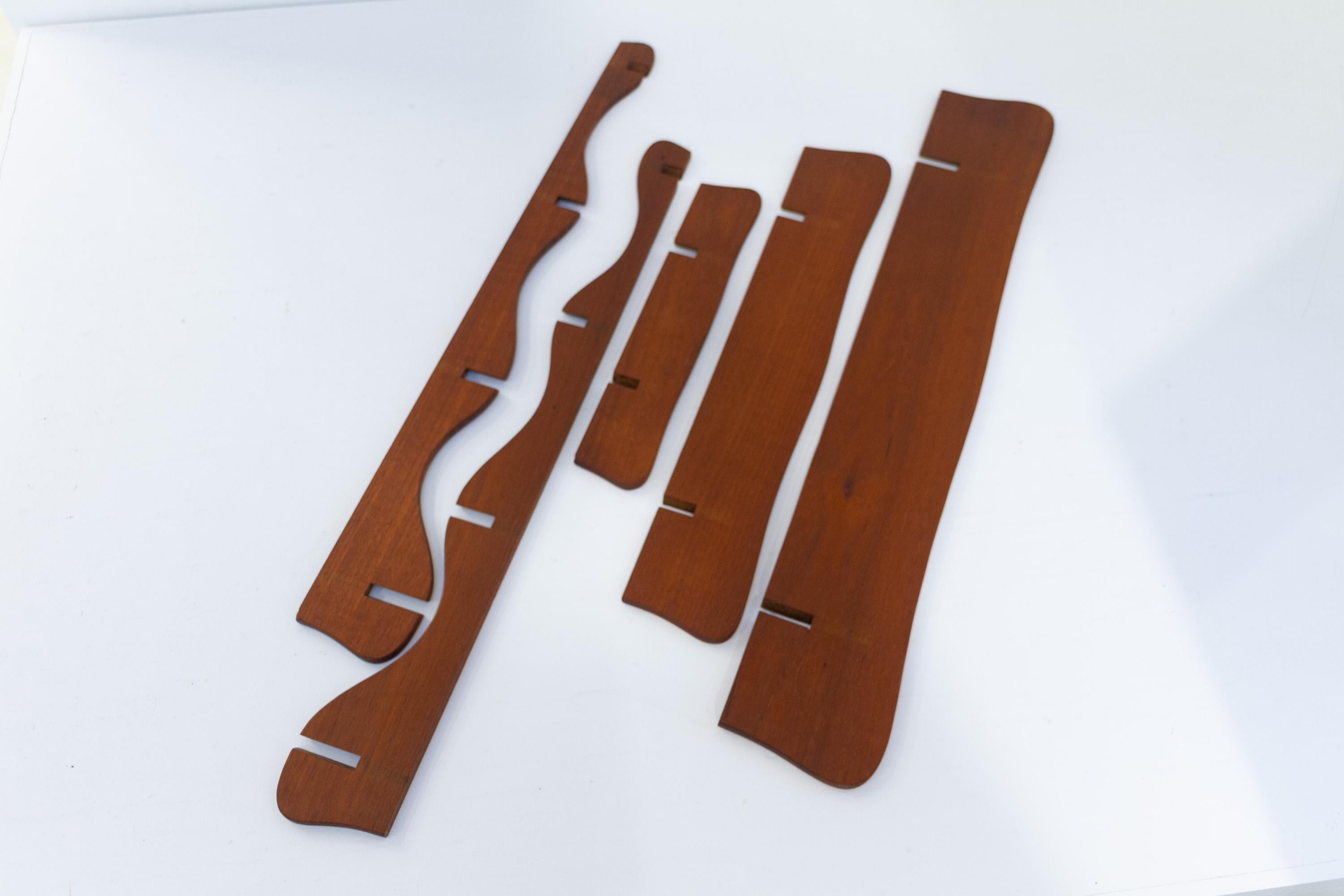 Danish Teak Shelf attributed to Peder Moos, 1950s. For Sale 11