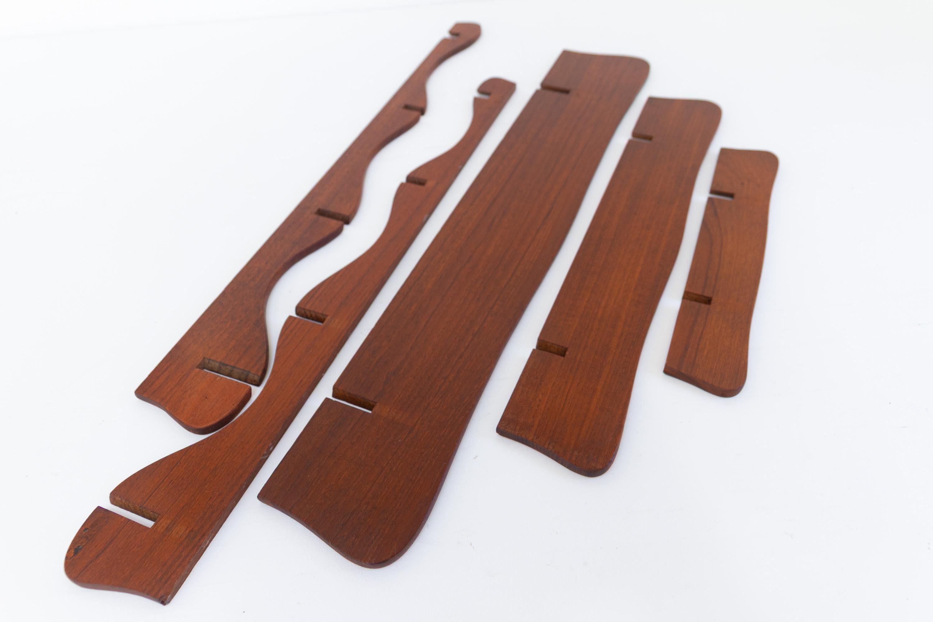 Danish Teak Shelf attributed to Peder Moos, 1950s. For Sale 13