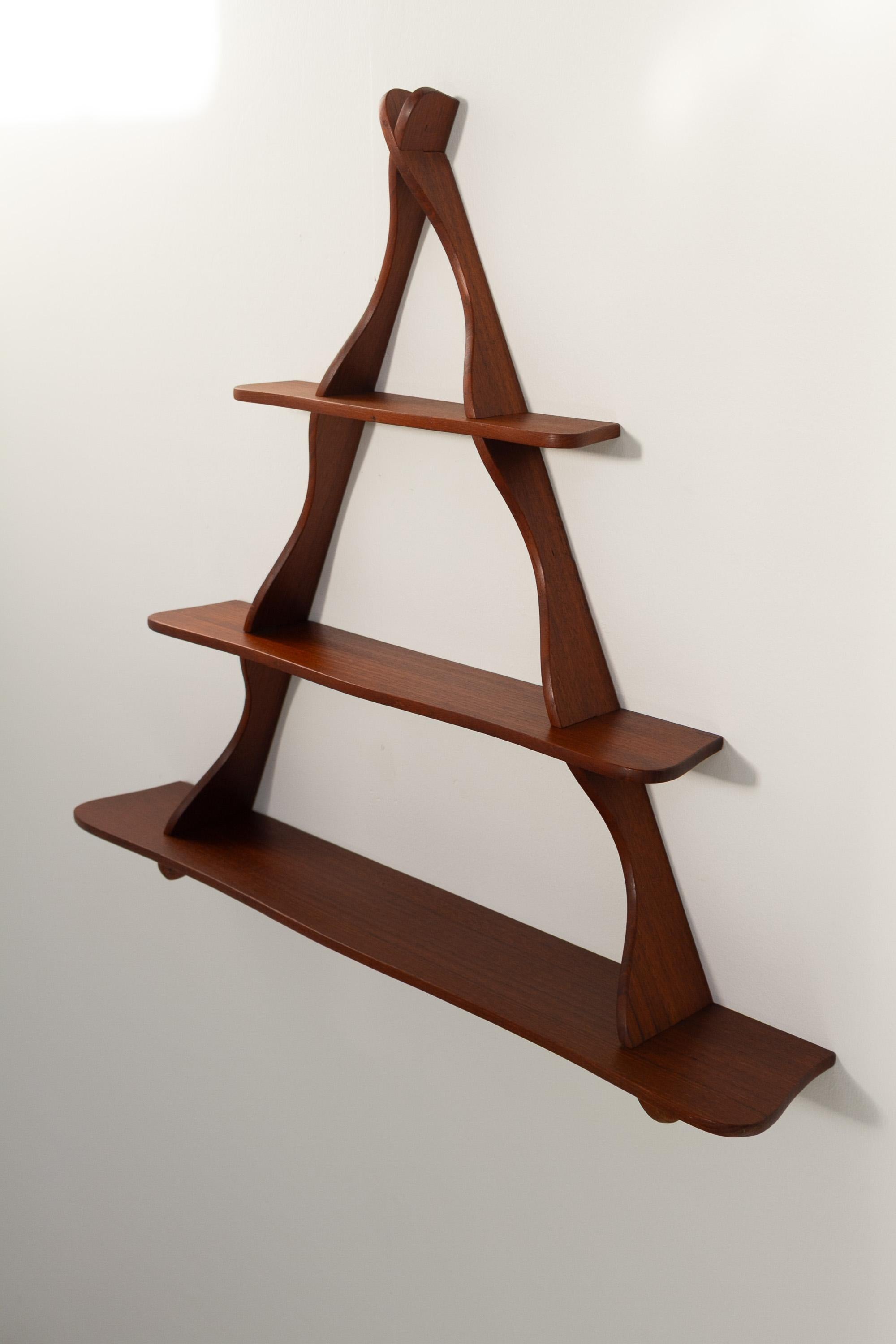 Mid-Century Modern Danish Teak Shelf attributed to Peder Moos, 1950s. For Sale