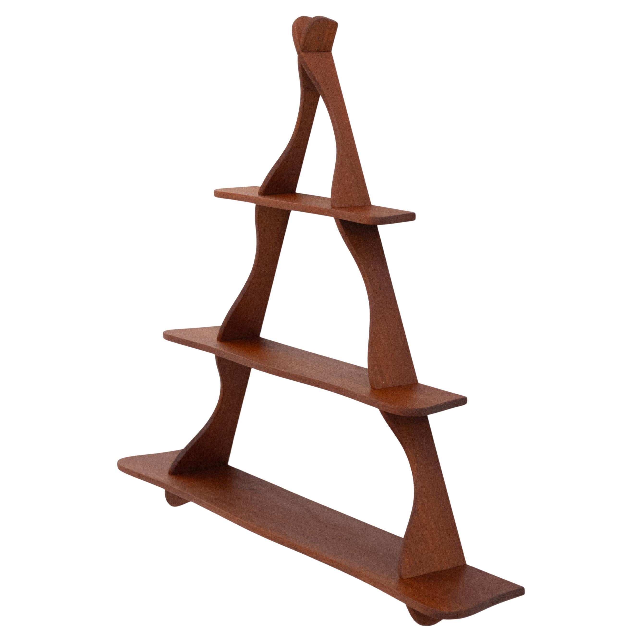 Danish Teak Shelf attributed to Peder Moos, 1950s.