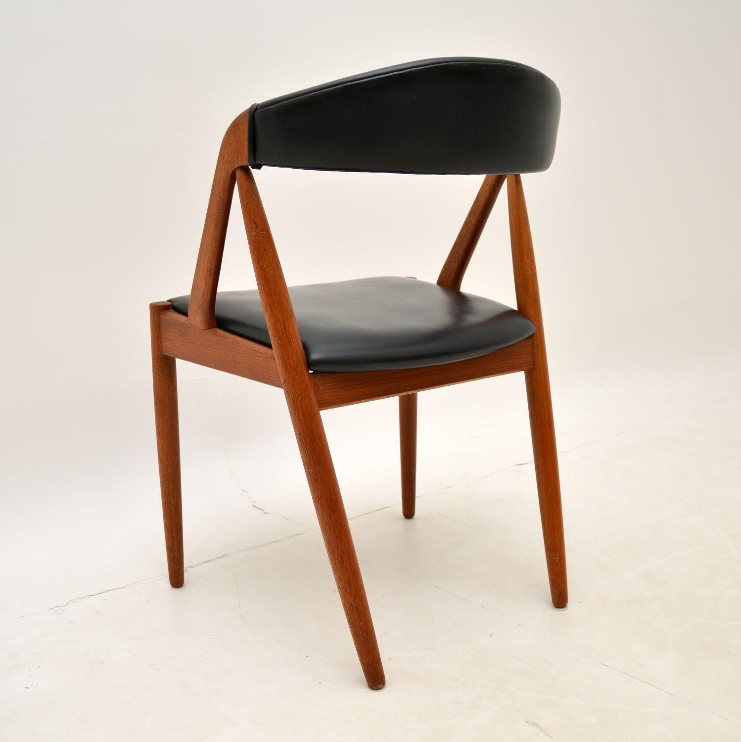 20th Century Danish Teak Side / Dining / Desk Chair by Kai Kristiansen