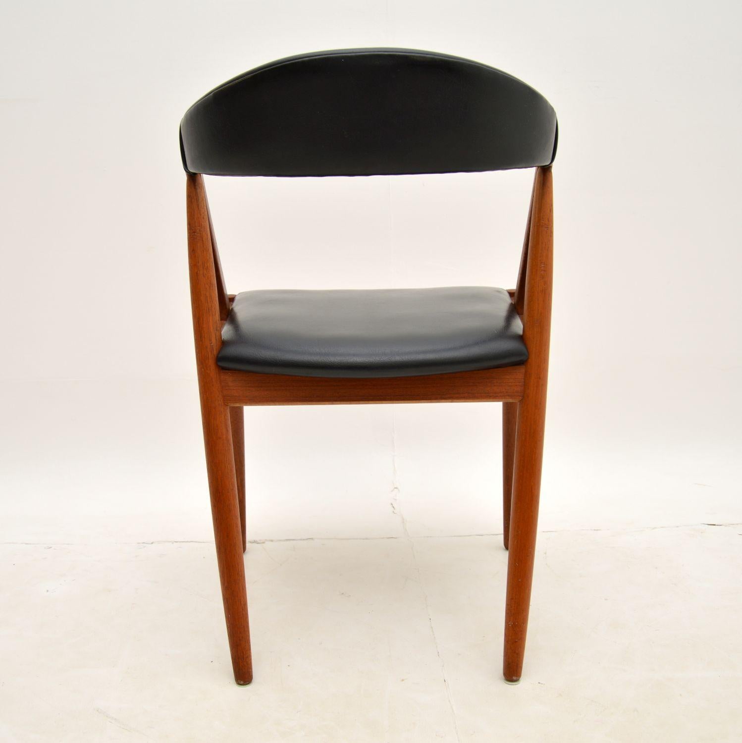 Danish Teak Side / Dining / Desk Chair by Kai Kristiansen 3