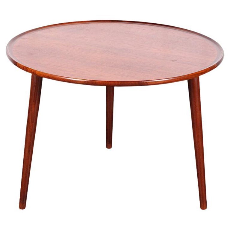 Danish Teak Side Table by Anton Kildeberg ‘Model 183’ For Sale