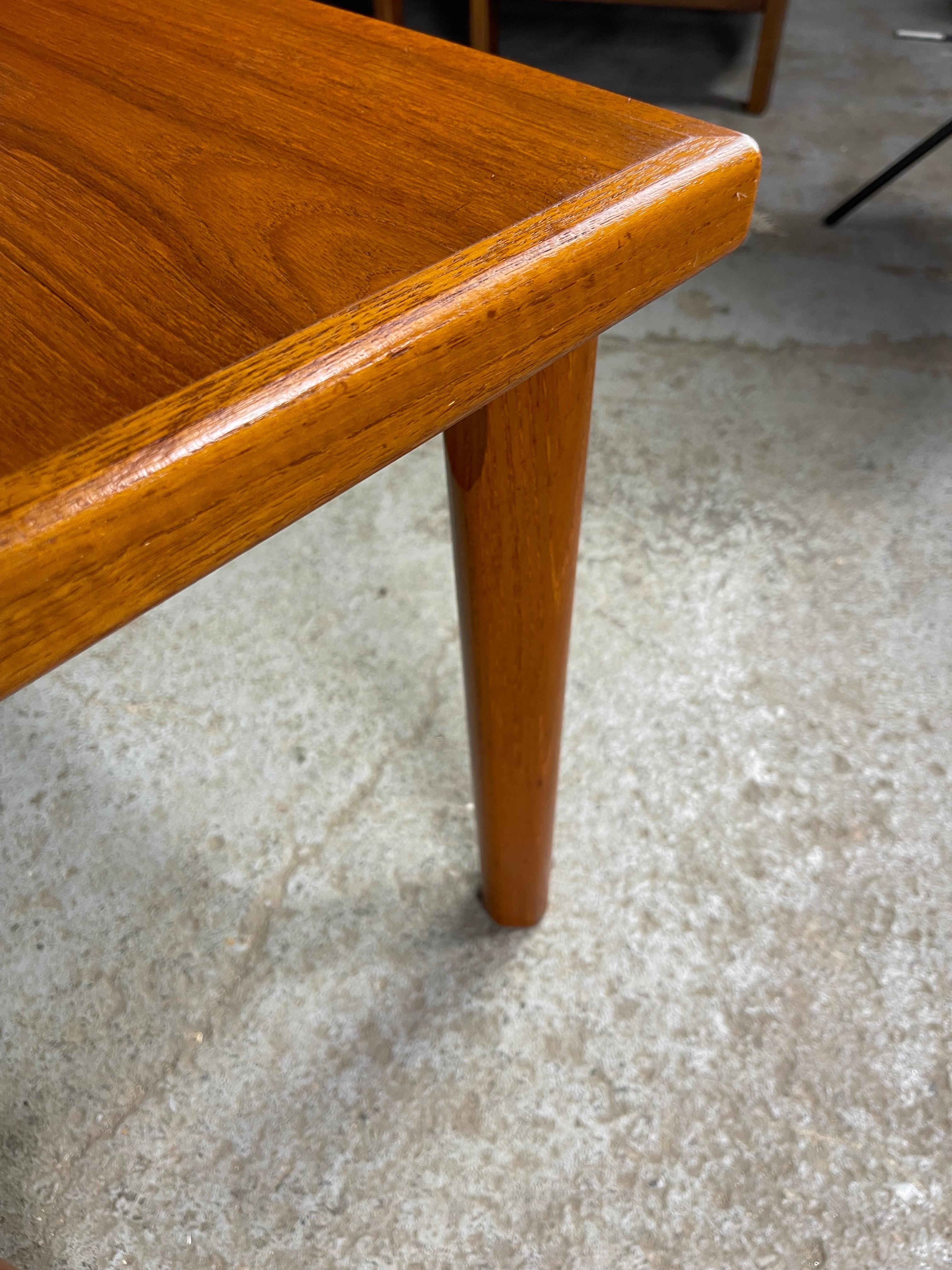 Danish Teak Side Table by Brdr Furbo for Spottrup 7