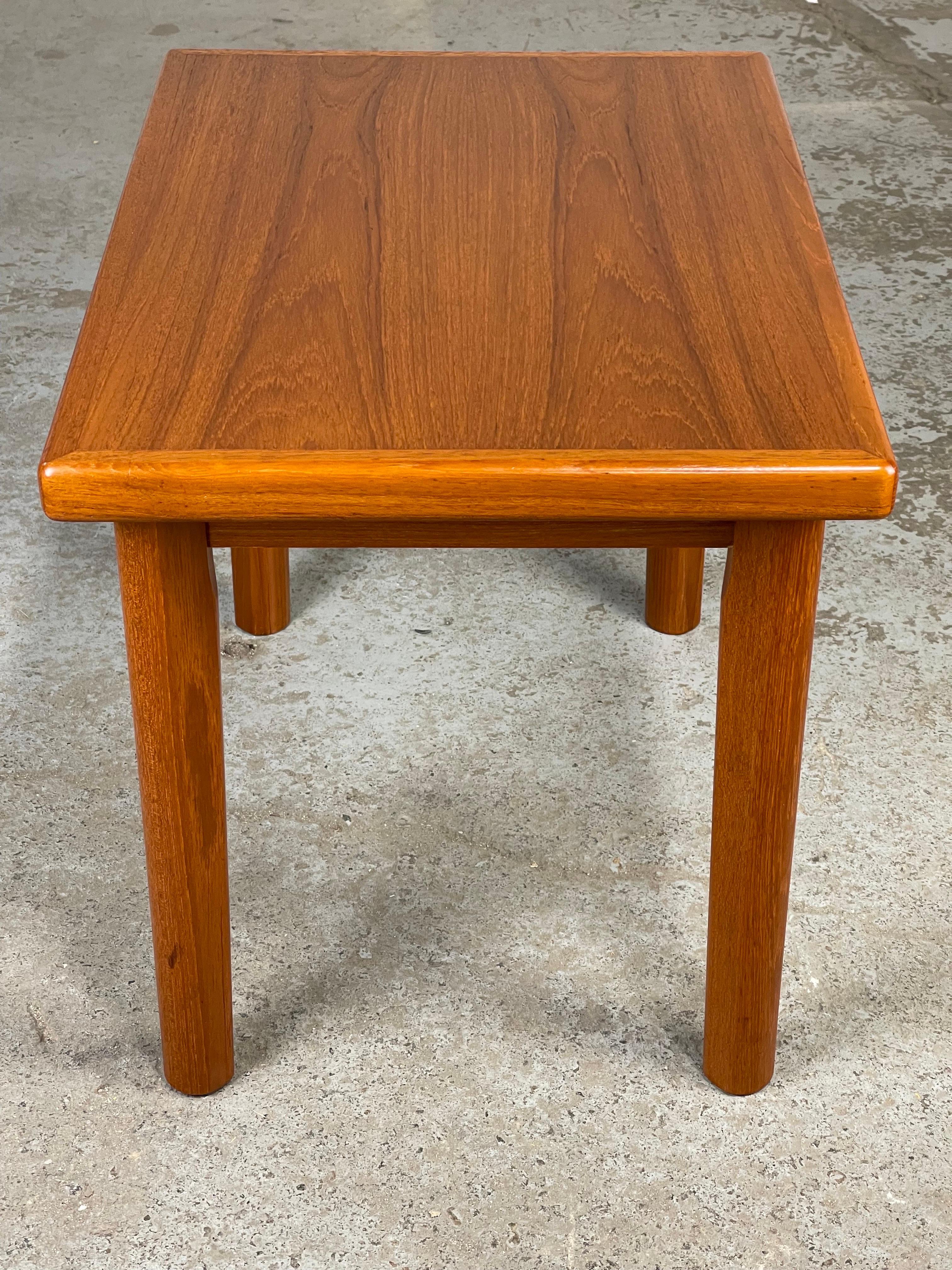 Late 20th Century Danish Teak Side Table by Brdr Furbo for Spottrup