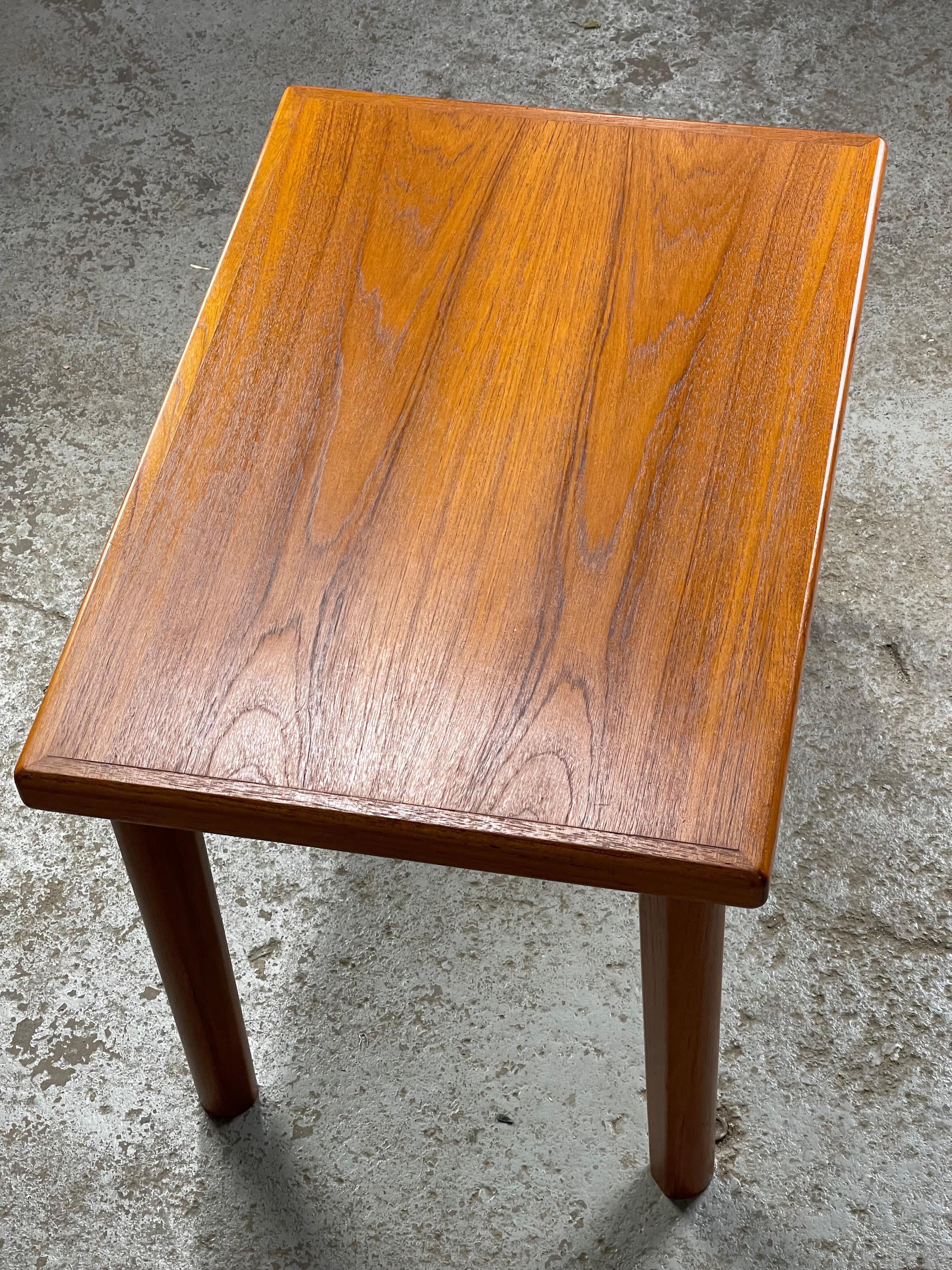 Danish Teak Side Table by Brdr Furbo for Spottrup 2