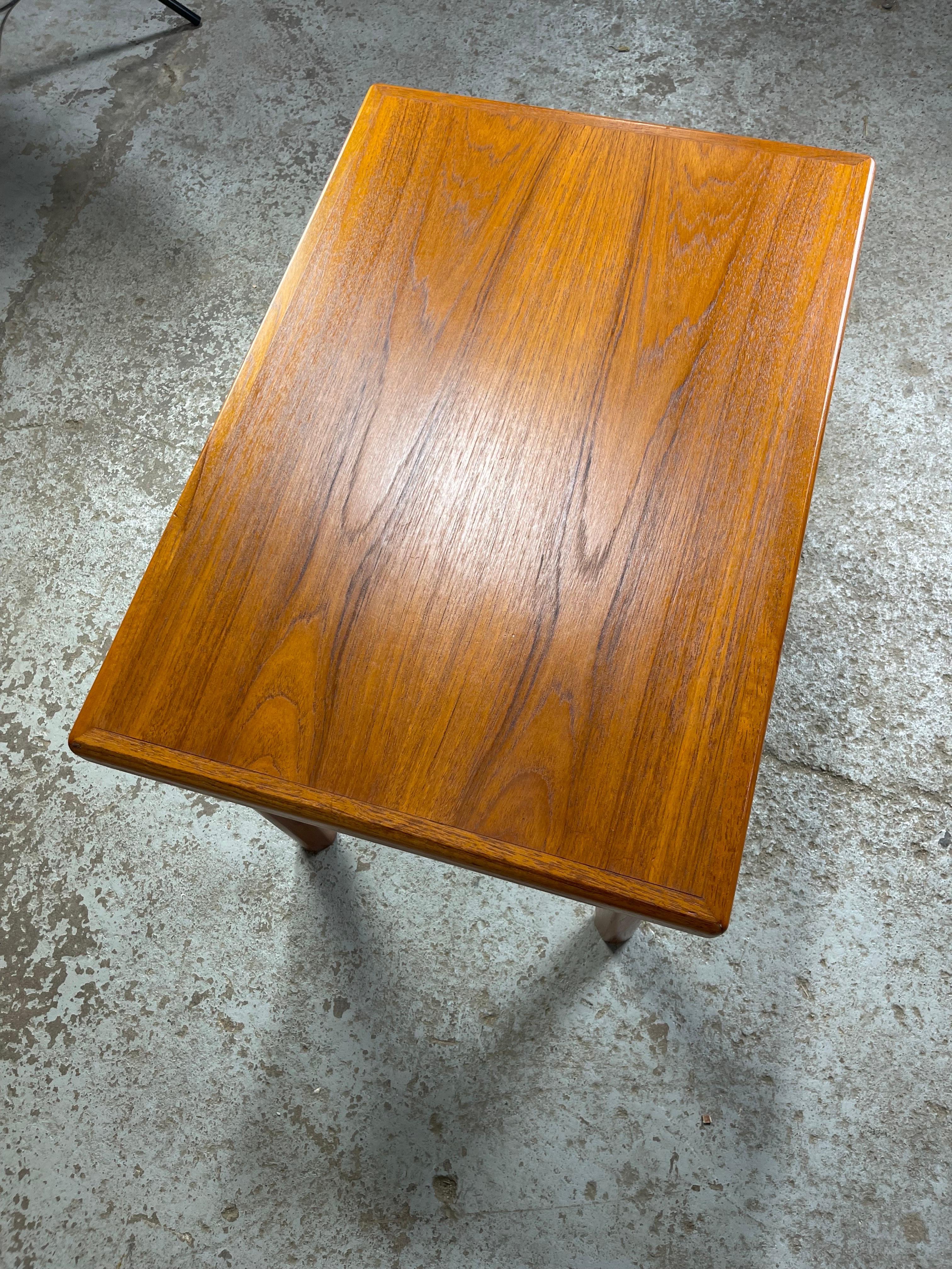 Danish Teak Side Table by Brdr Furbo for Spottrup 3