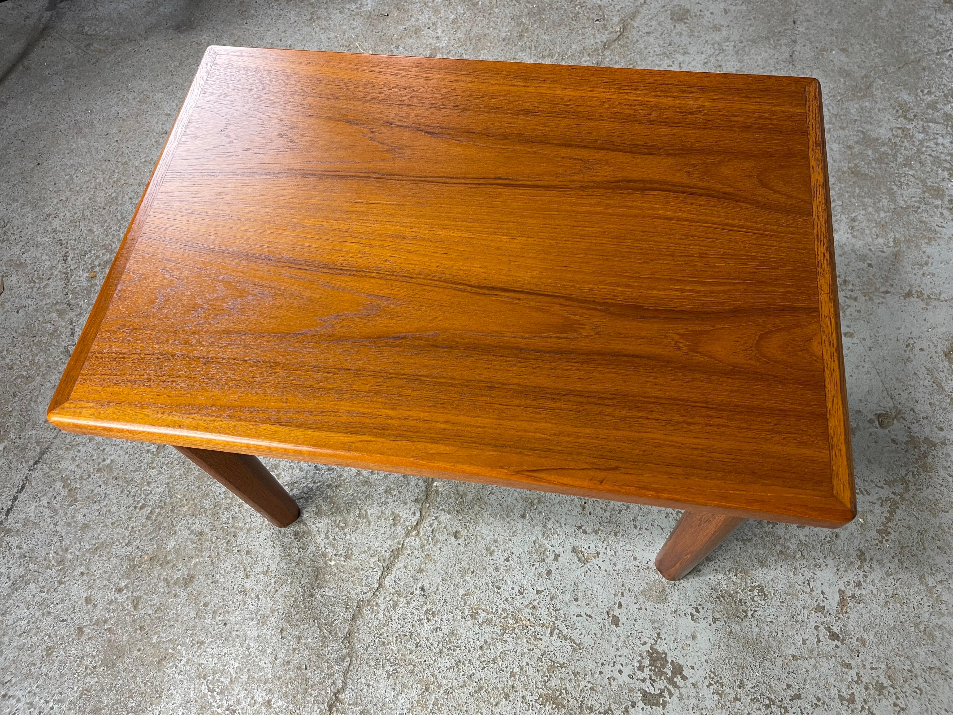 Danish Teak Side Table by Brdr Furbo for Spottrup 4
