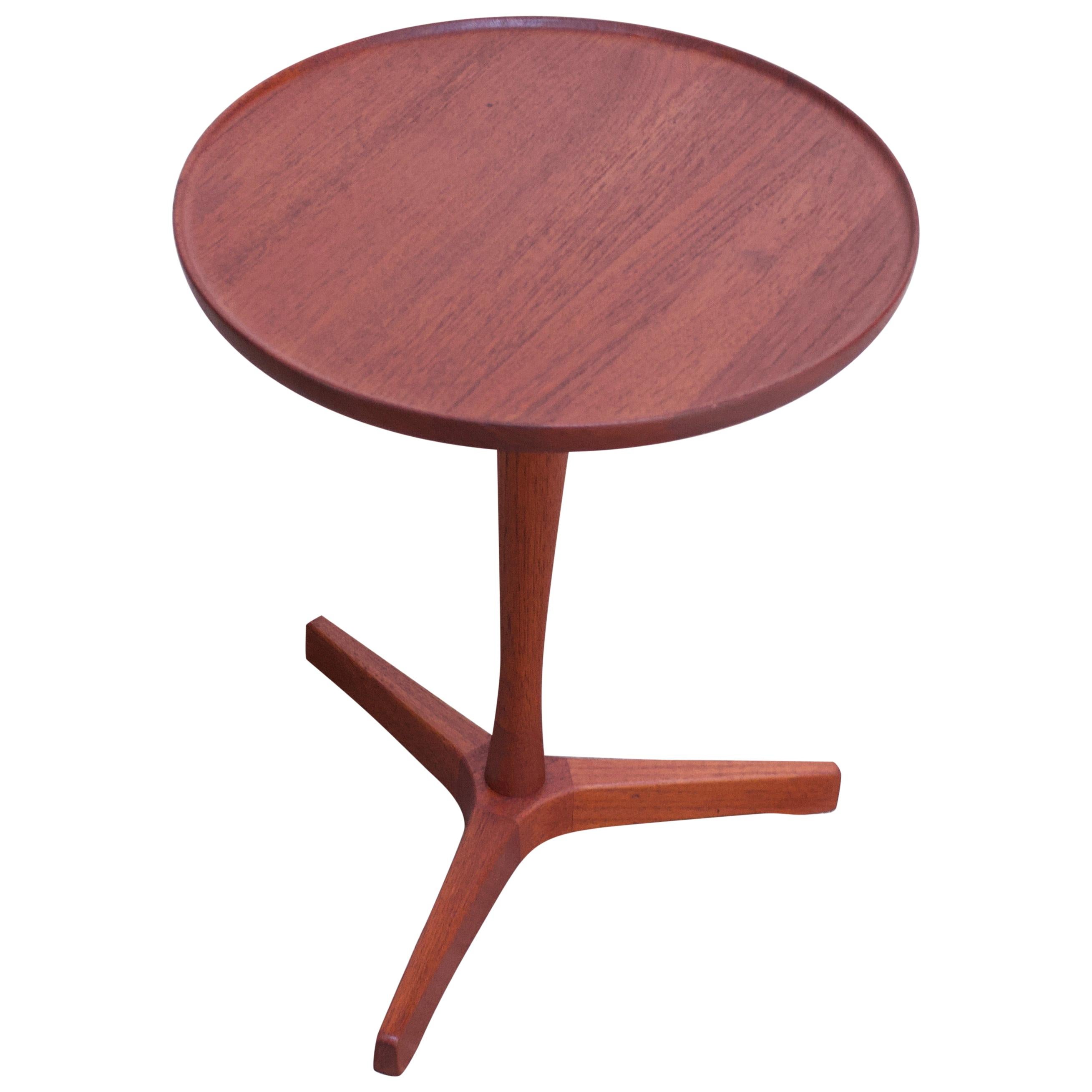 Danish Teak Side Table By Hans C. Andersen for Artex at 1stDibs c